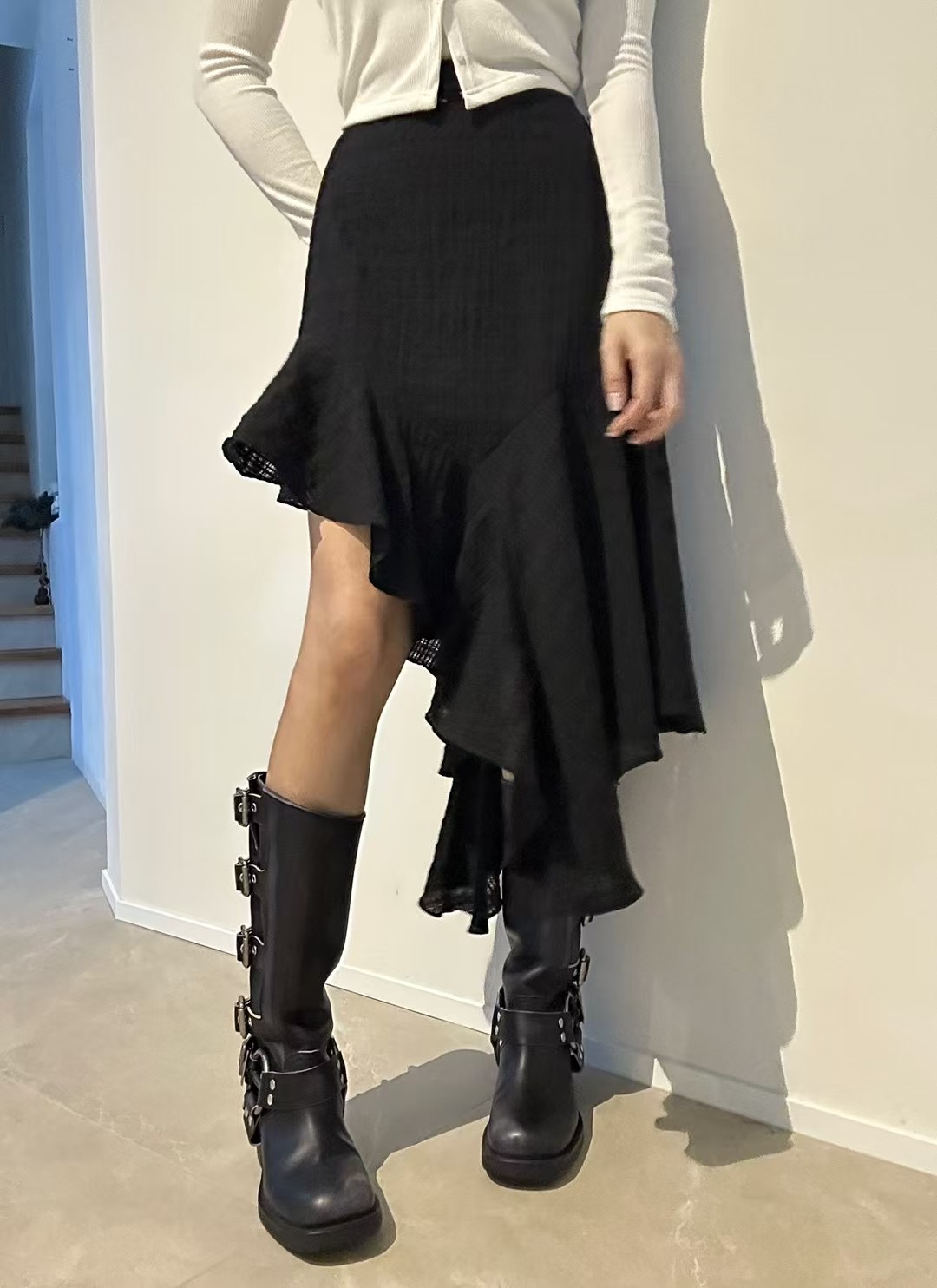 BLACK LINE韓國直郵東大門實拍女裝新品推薦熱賣半身裙中短裙BLACK LINE半身裙/中短裙圖色2