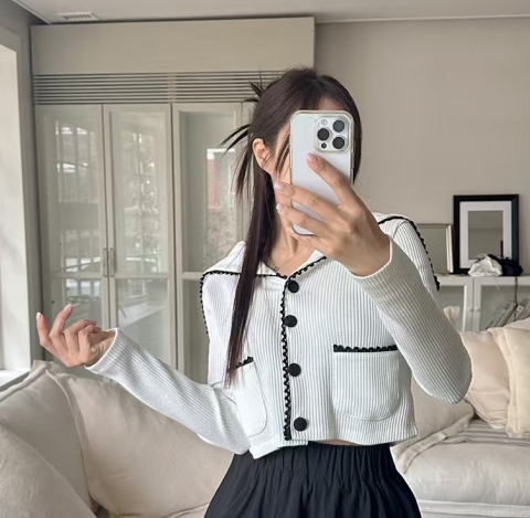 BLACK LINE直郵韓國代購女裝新款休閑真品時尚人氣推薦針織衫BLACK LINE針織衫