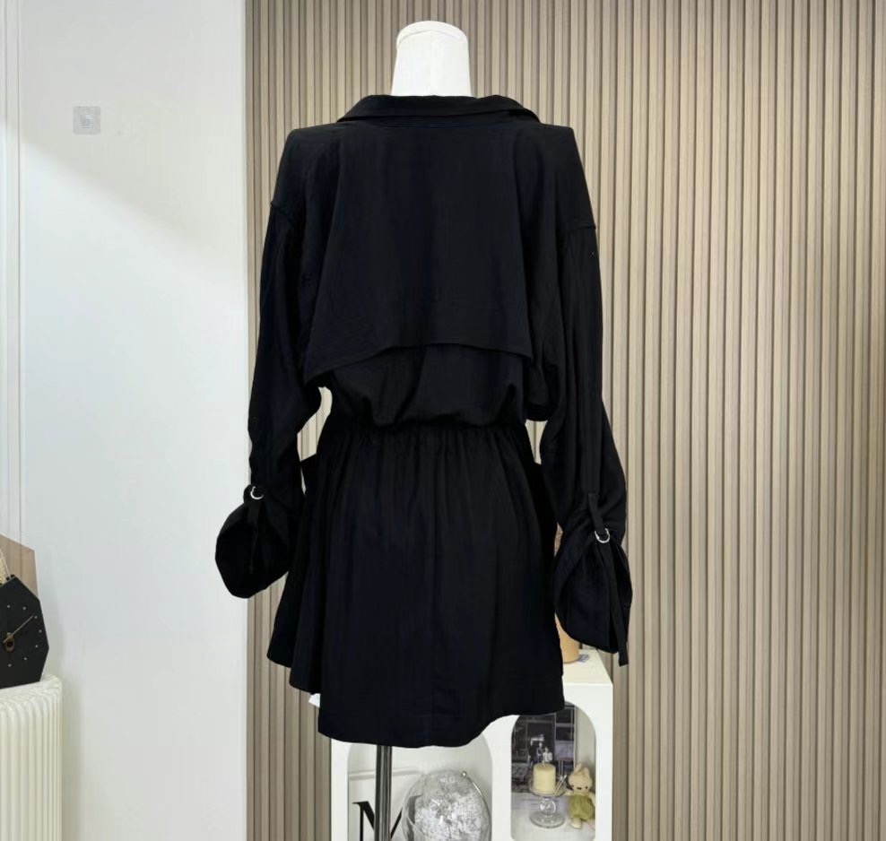 ETEMOY韓國直郵東大門實拍女裝新款25春夏真品職業長款風衣LEHEIM長款風衣