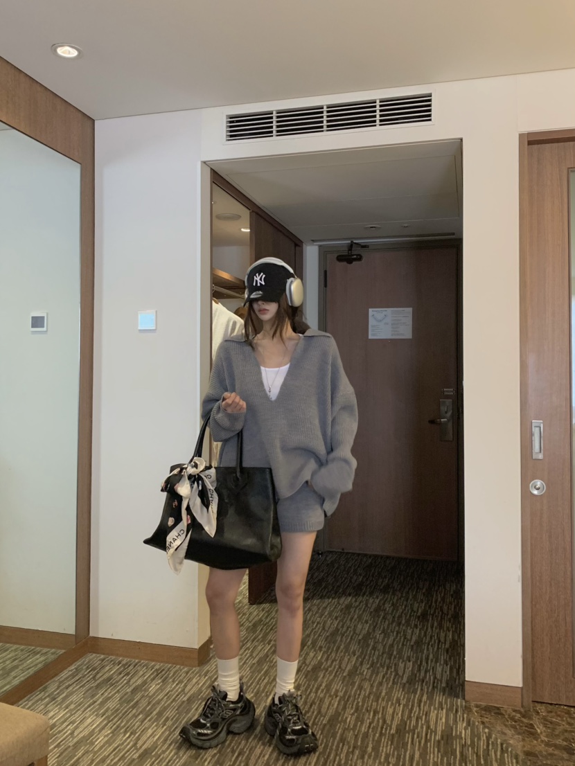 VIRKIN韓國直郵女裝新品熱賣推薦25春夏時尚真品休閑針織衫VIRKIN針織衫