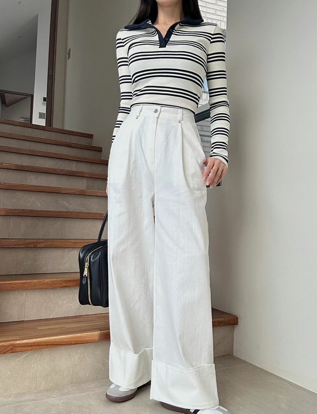 BLACK LINE韓國直郵東大門代購女裝新品25春夏時尚真品牛仔褲BLACK LINE牛仔褲