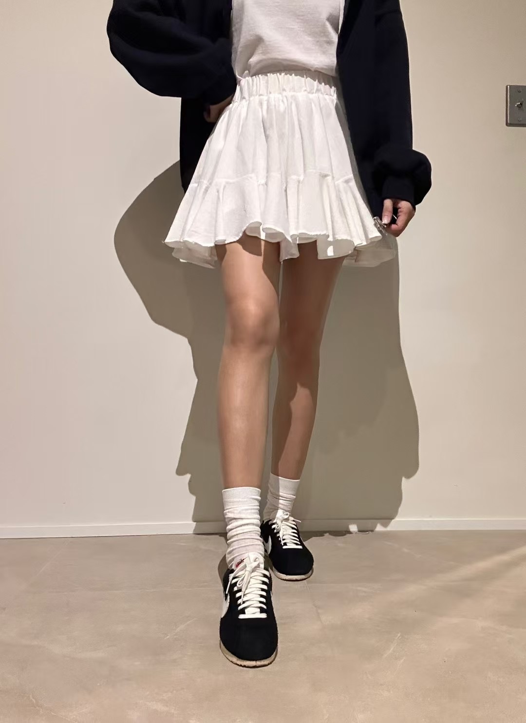 BLACK LINE韓國直郵東大門實拍女裝新款休閑人氣真品時尚短裙BLACK LINE短裙
