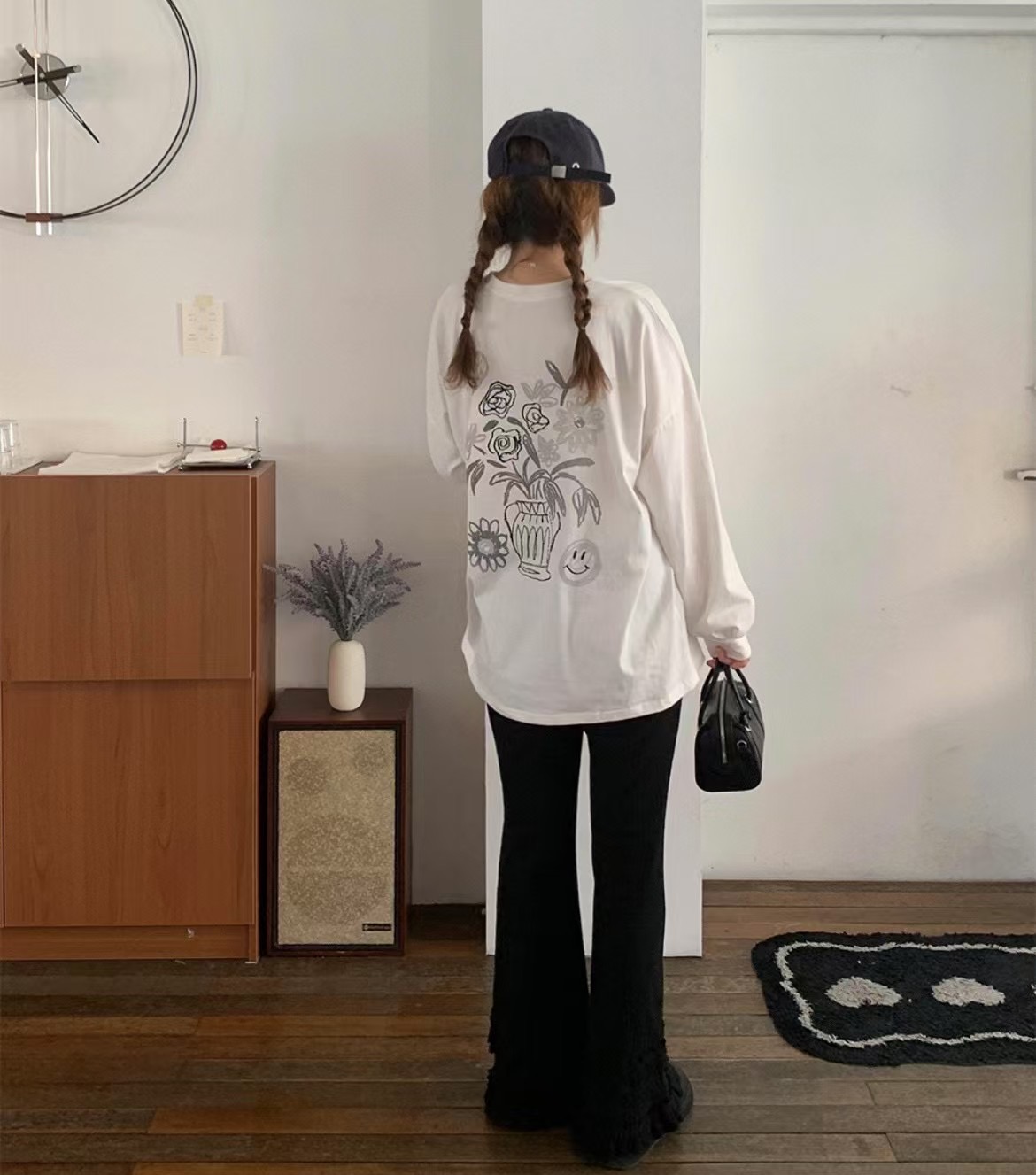 APPEAR韓國直郵東大門實拍女裝新款時尚推薦休閑熱賣長袖T恤APPEAR長袖T恤