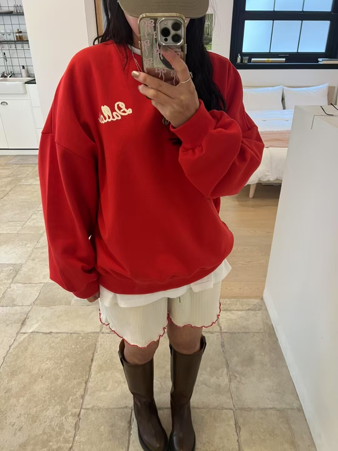 APPEAR直郵韓國代購女裝新品職業時尚熱賣人氣真品25春夏衛衣APPEAR衛衣