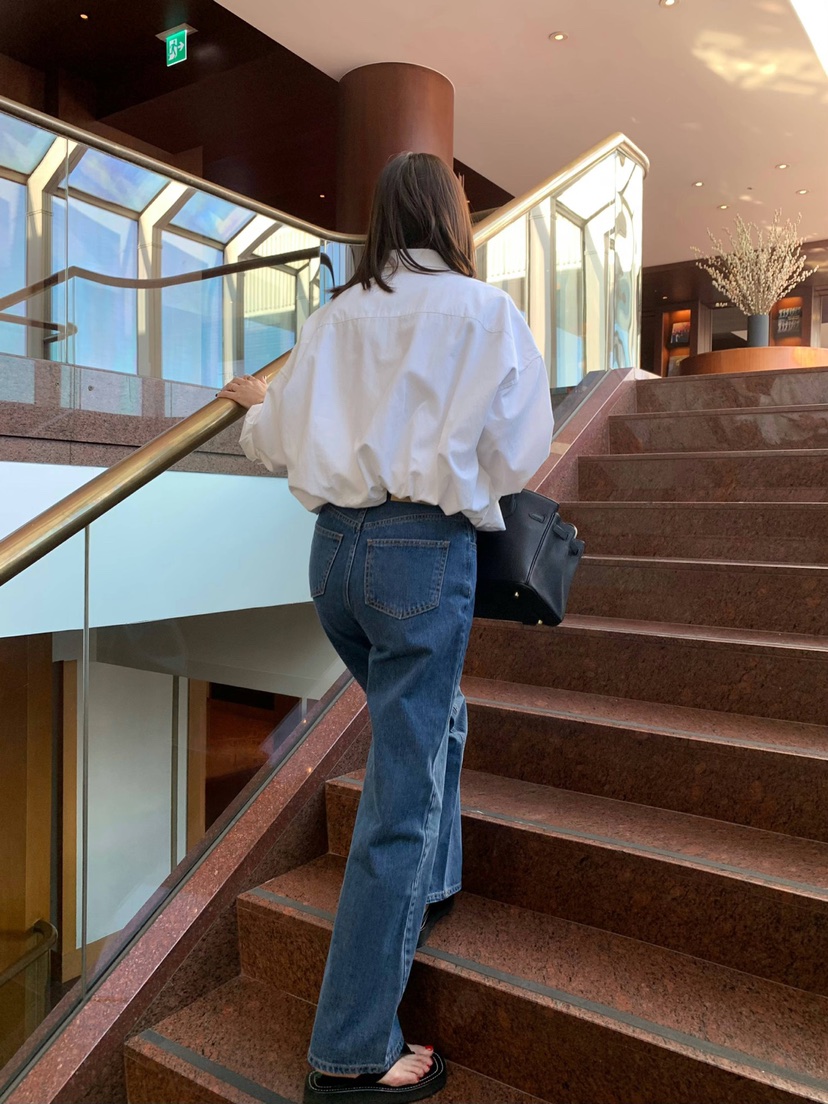 COURGETTE直郵韓國代購女裝新品職業休閑推薦25春夏襯衫蕾絲衫COURGETTE襯衫/蕾絲衫