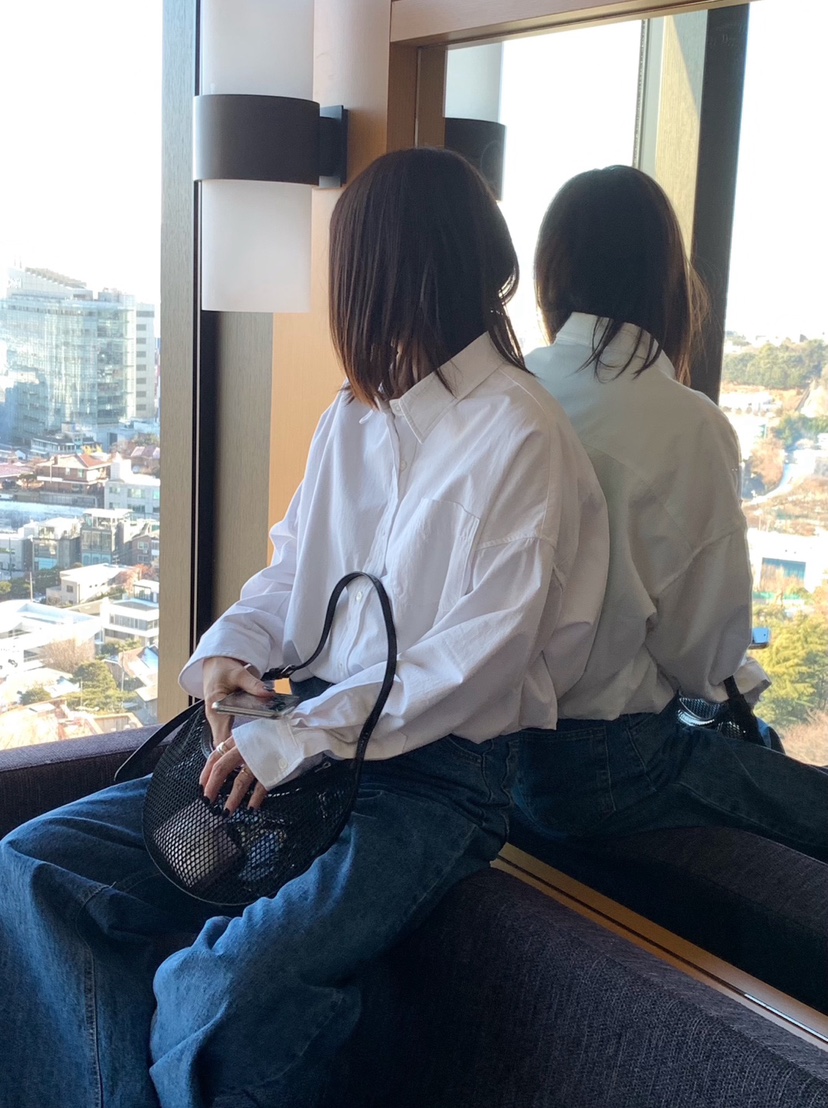 COURGETTE直郵韓國代購女裝新品職業休閑推薦25春夏襯衫蕾絲衫COURGETTE襯衫/蕾絲衫