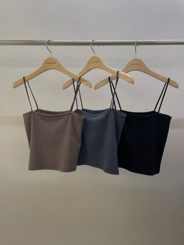 LA MUETTE/JAMIESTONE直郵韓國代購女裝新款時尚吊帶背心FLAT GARDEN/LA MUETTE/JAMIESTONE吊帶/背心