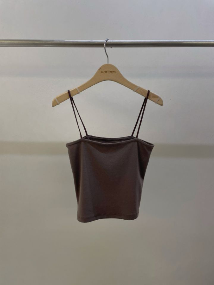 LA MUETTE/JAMIESTONE直郵韓國代購女裝新款時尚吊帶背心FLAT GARDEN/LA MUETTE/JAMIESTONE吊帶/背心