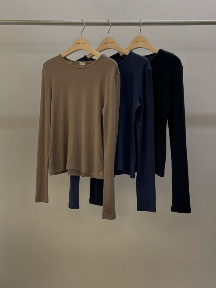 LA MUETTE/JAMIESTONE韓國直郵東大門代購女裝新品25春夏長袖T恤FLAT GARDEN/LA MUETTE/JAMIESTONE長袖T恤