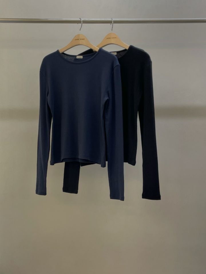 LA MUETTE/JAMIESTONE韓國直郵東大門代購女裝新品25春夏長袖T恤FLAT GARDEN/LA MUETTE/JAMIESTONE長袖T恤