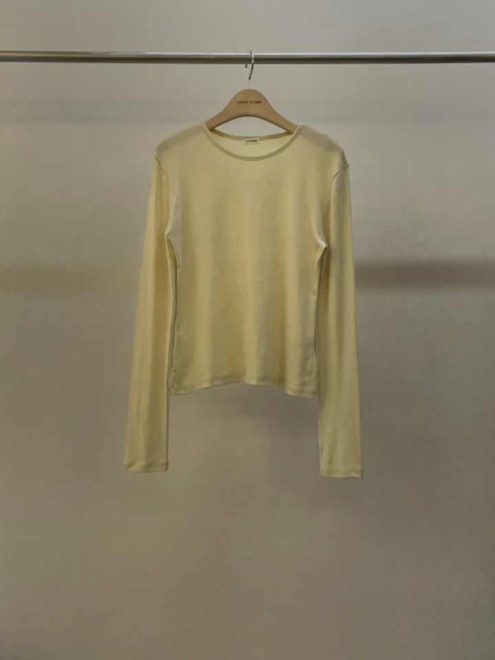LA MUETTE/JAMIESTONE韓國直郵東大門代購女裝新品25春夏長袖T恤FLAT GARDEN/LA MUETTE/JAMIESTONE長袖T恤圖色2
