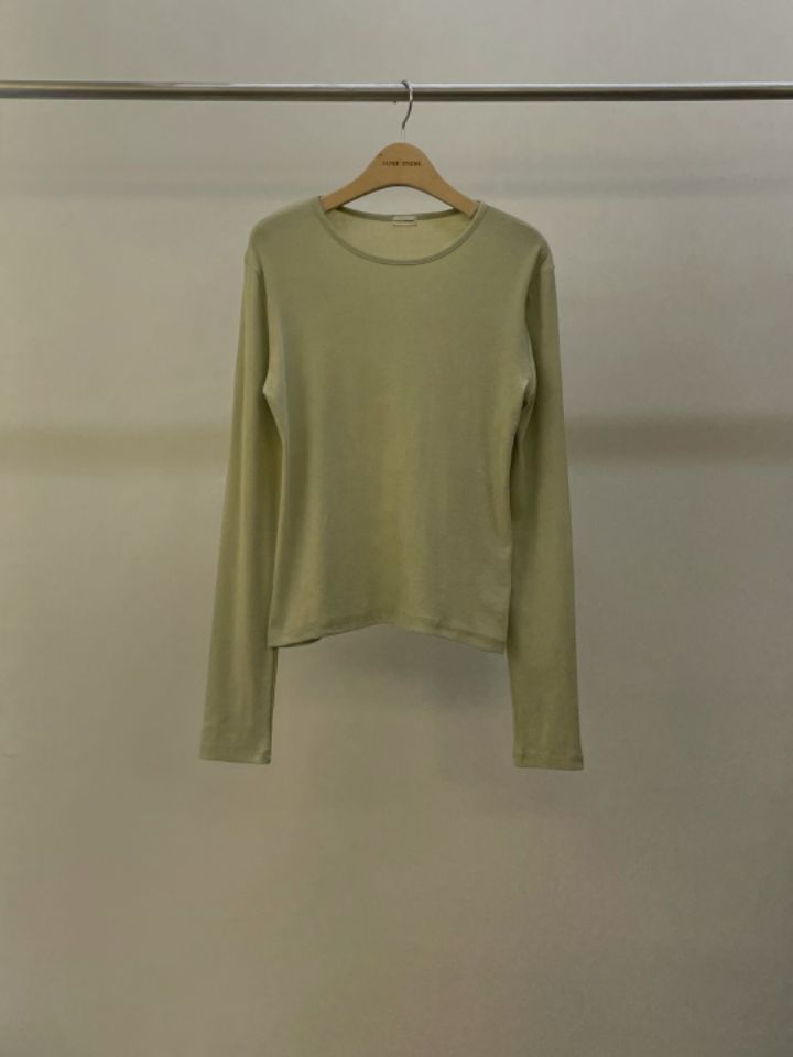 LA MUETTE/JAMIESTONE韓國直郵東大門代購女裝新品25春夏長袖T恤FLAT GARDEN/LA MUETTE/JAMIESTONE長袖T恤圖色5