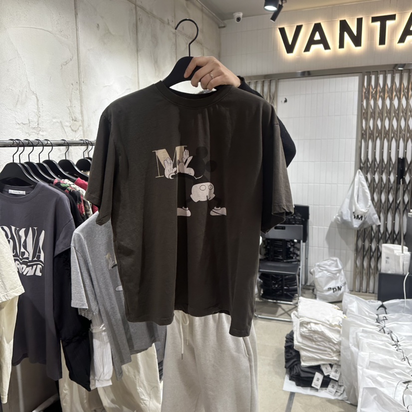 VANTA直郵韓國代購女裝新款時尚真品推薦25春夏人氣職業T恤VANTAT恤圖色2