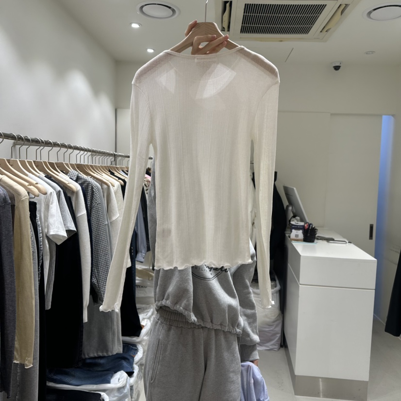 GLORY韓國直郵女裝新品時尚職業25春夏真品人氣熱賣長袖T恤GLORY長袖T恤