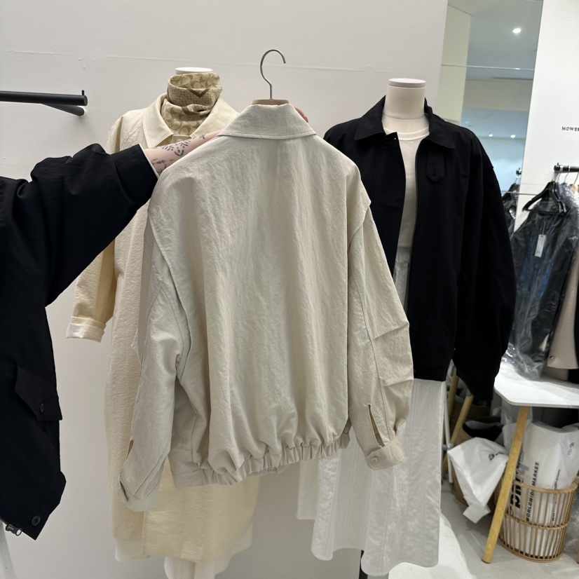 MOWER直郵韓國代購女裝新品25春夏真品職業時尚休閑人氣夾克MOWER夾克