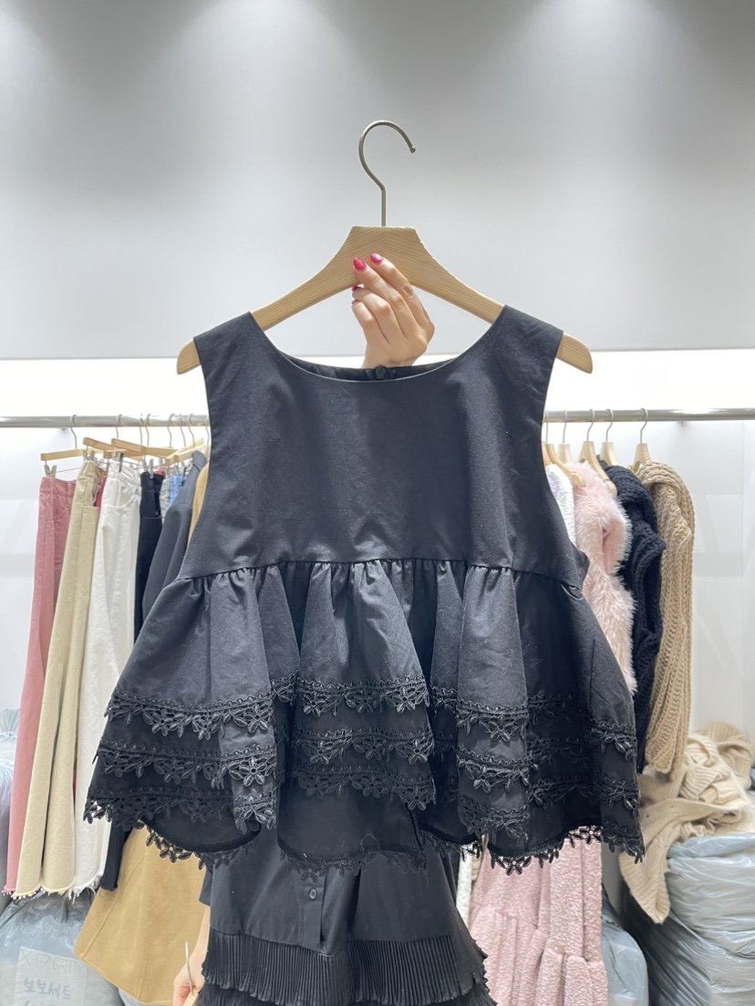 XPARTY韓國直郵女裝新品人氣25春夏推薦休閑職業時尚吊帶背心XPARTY吊帶/背心圖色2