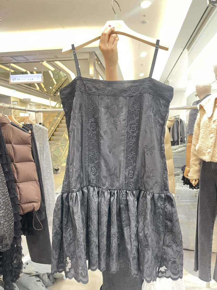 XPARTY直郵韓國代購女裝新品人氣真品時尚職業25春夏連衣裙XPARTY連衣裙圖色2