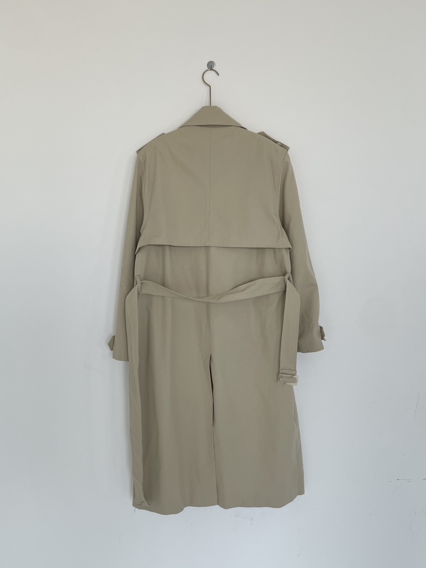 BETWEEN US韓國直郵女裝新款職業真品休閑25春夏長款風衣寬松JICJO:SEOUL長款風衣