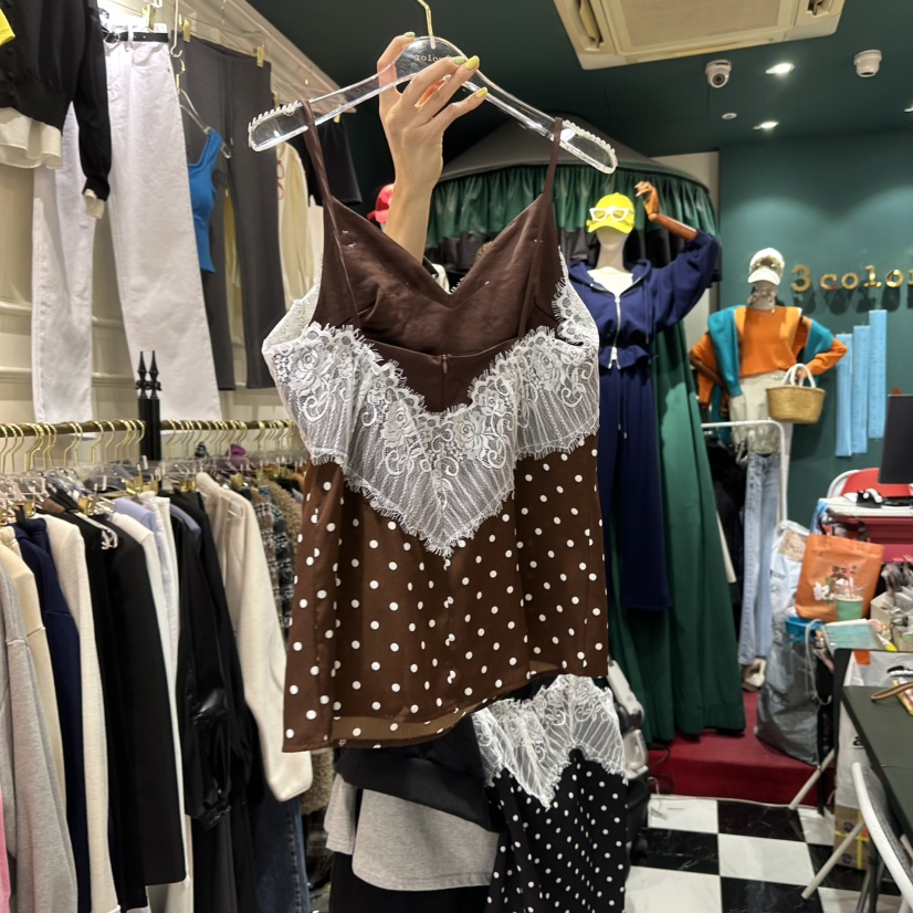 3COLOR韓國直郵東大門代購女裝新款時尚吊帶背心Three color吊帶/背心