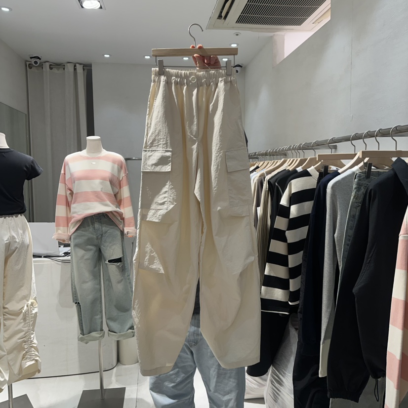 VENICE韓國直郵東大門實拍女裝新品25春夏職業休閑褲蝴蝶結VENICE休閑褲圖色1