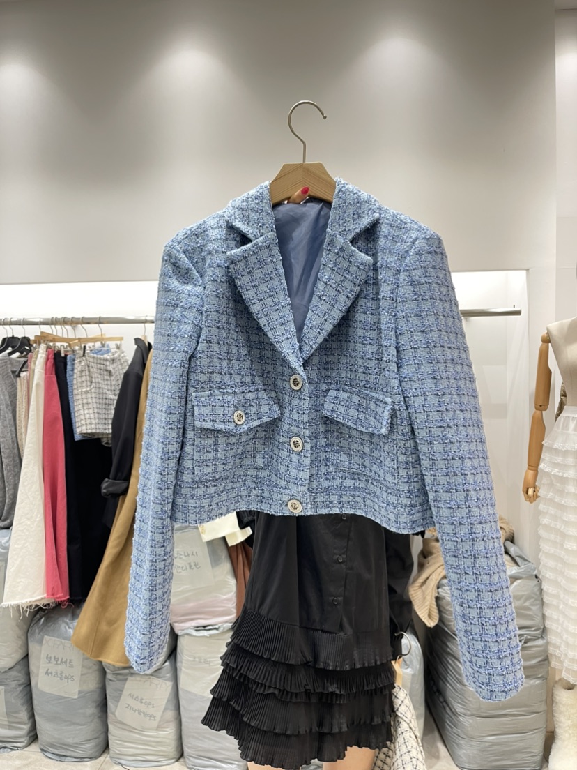 XPARTY直郵韓國代購女裝新品時尚職業休閑推薦熱賣25春夏夾克XPARTY夾克圖色1