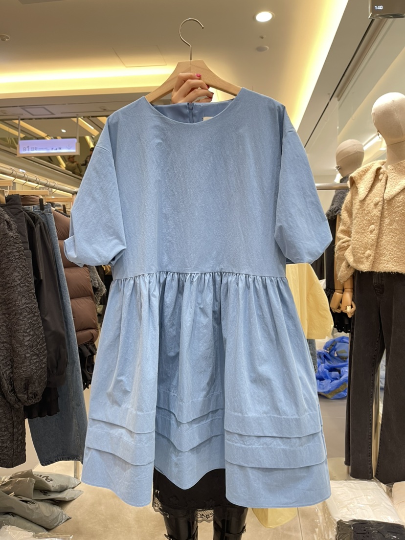 XPARTY直郵韓國代購女裝新品時尚真品人氣休閑推薦25春夏連衣裙XPARTY連衣裙圖色2