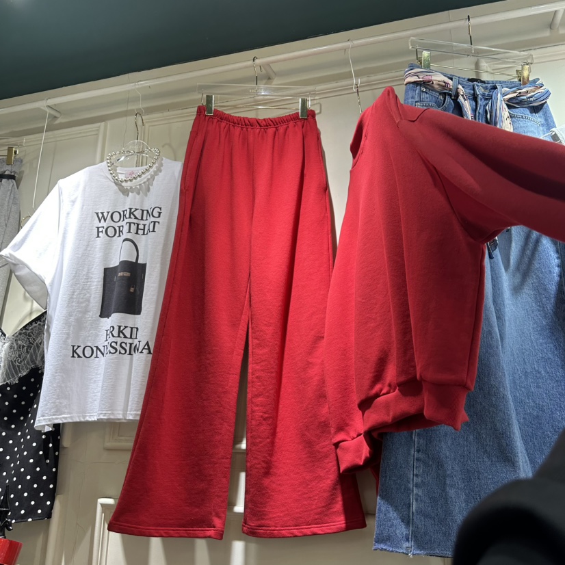 3COLOR直郵韓國代購女裝新品25春夏休閑褲Three color休閑褲圖色2