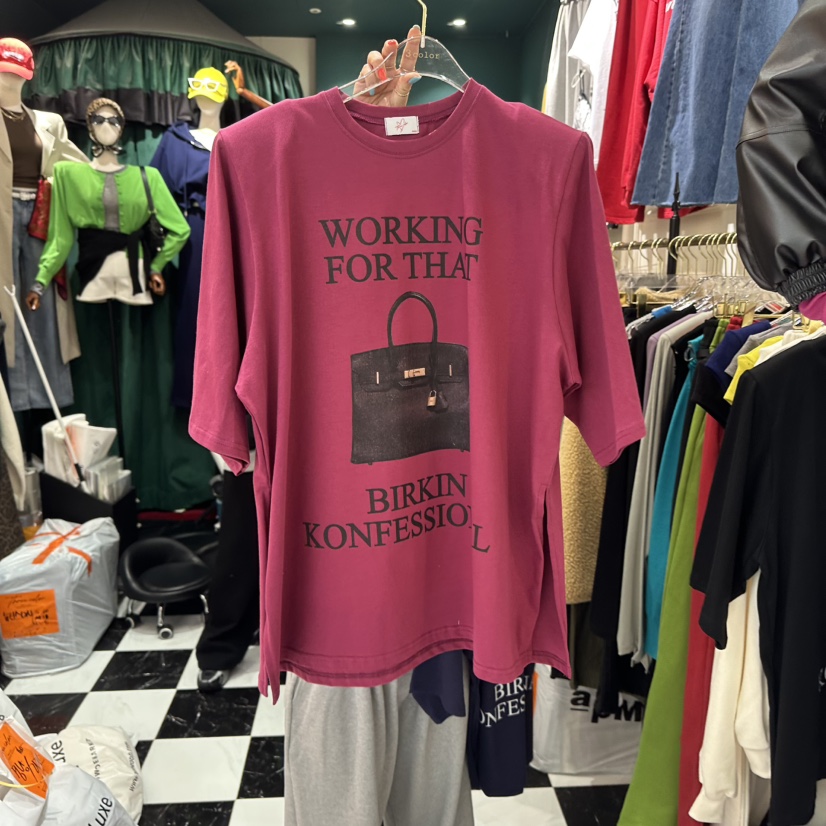 3COLOR韓國直郵東大門實拍女裝新品人氣T恤Three colorT恤圖色3