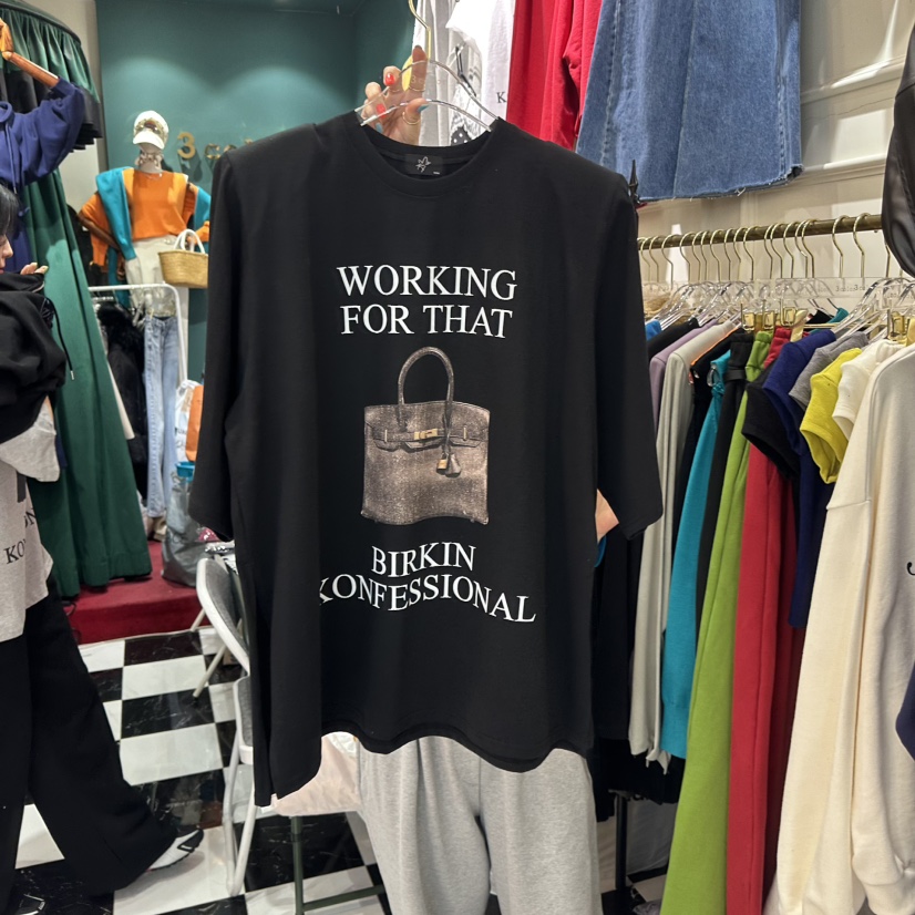 3COLOR韓國直郵東大門實拍女裝新品人氣T恤Three colorT恤圖色4