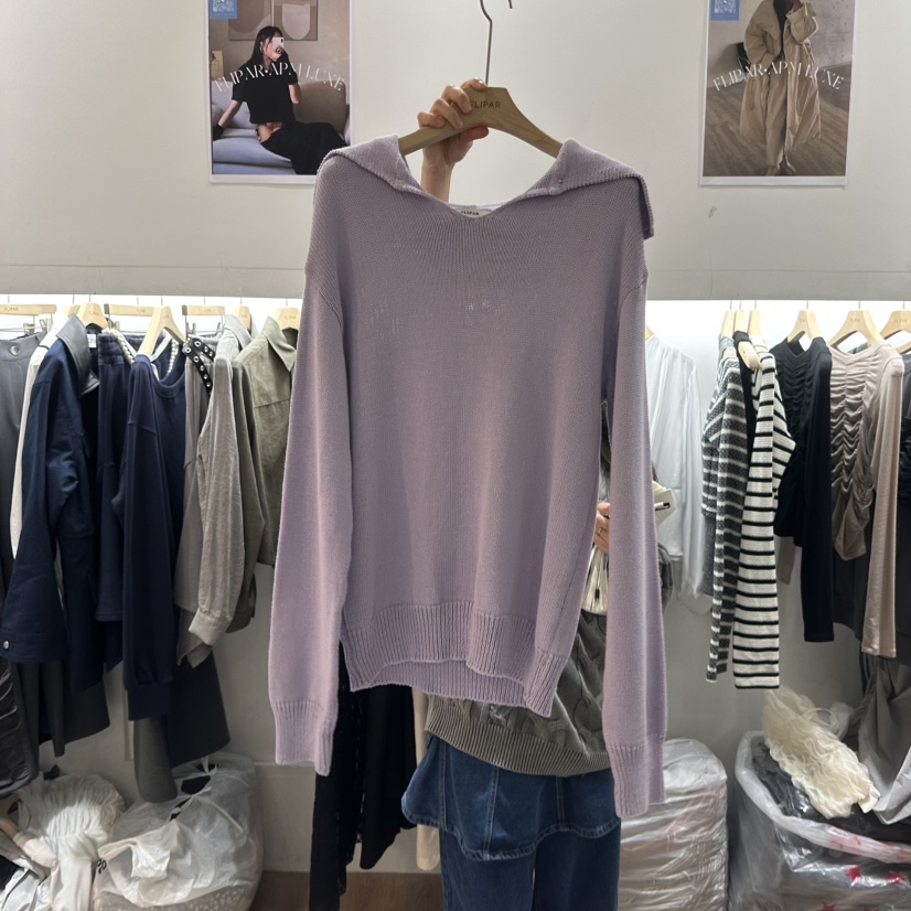 FLIPAR韓國直郵女裝新款人氣休閑真品時尚推薦職業25春夏針織衫FLIPAR針織衫