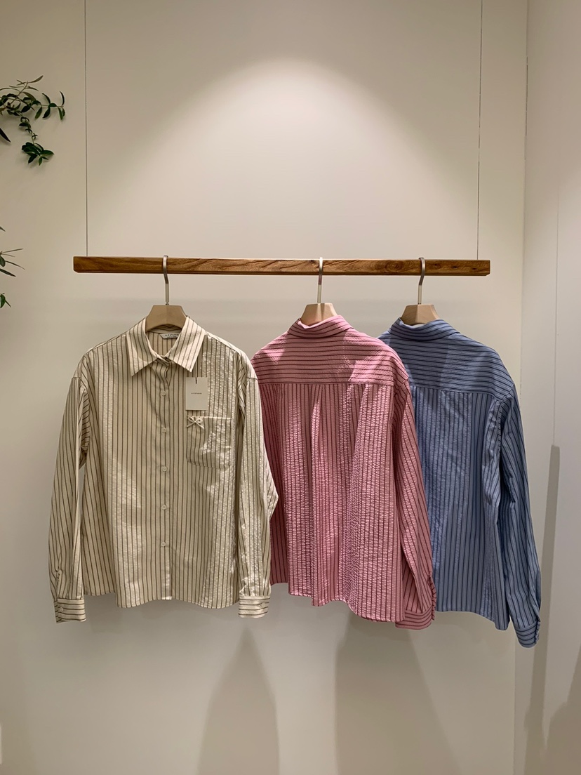 A P-STUDIO韓國直郵東大門實拍女裝新款真品休閑襯衫蕾絲衫A P-STUDIO襯衫/蕾絲衫