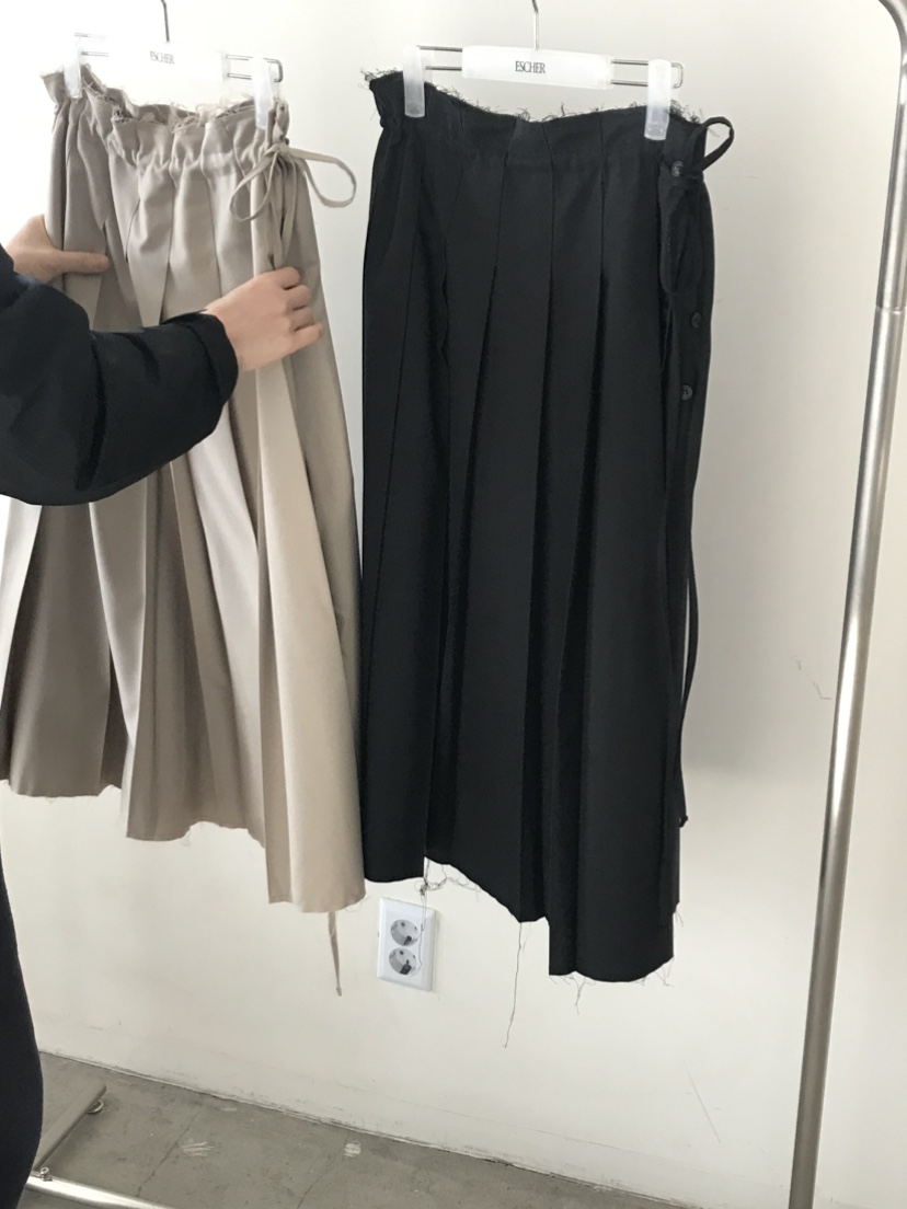 ESCHER韓國直郵東大門實拍女裝新品時尚推薦25春夏半身裙中短裙ESCHER半身裙/中短裙
