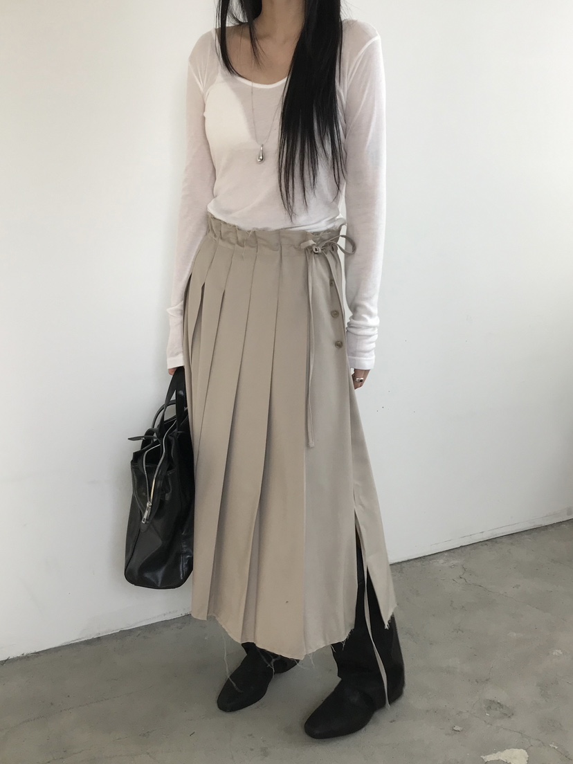 ESCHER韓國直郵東大門實拍女裝新品時尚推薦25春夏半身裙中短裙ESCHER半身裙/中短裙