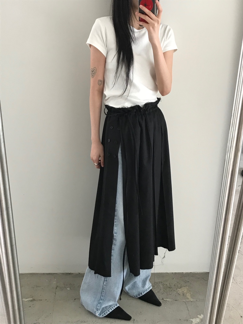 ESCHER韓國直郵東大門實拍女裝新品時尚推薦25春夏半身裙中短裙ESCHER半身裙/中短裙