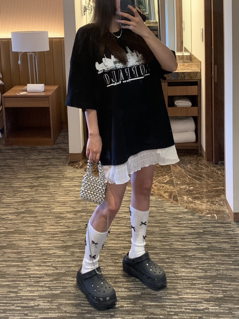 BADCALM直郵韓國代購女裝新品時尚推薦真品休閑25春夏熱賣T恤BADCALMT恤