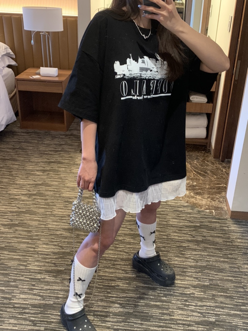 BADCALM直郵韓國代購女裝新品時尚推薦真品休閑25春夏熱賣T恤BADCALMT恤