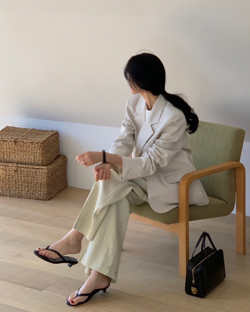 NOTHING直郵韓國代購女裝新品人氣真品25春夏休閑職業推薦夾克NOTHING夾克