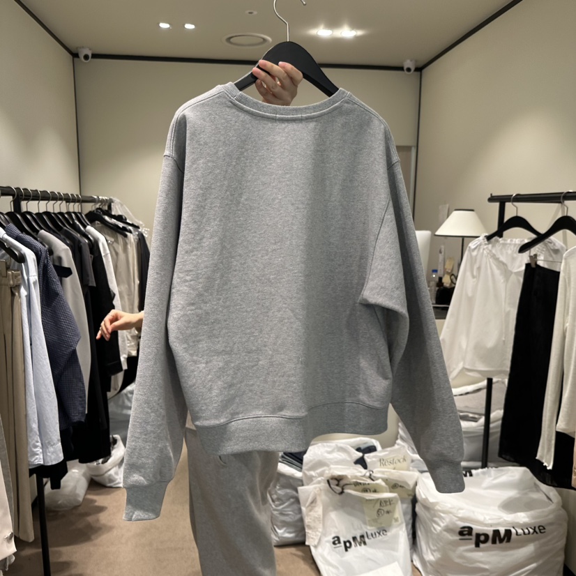 RE STOCK韓國直郵女裝新款熱賣25春夏時尚職業推薦真品衛衣RE STOCK衛衣