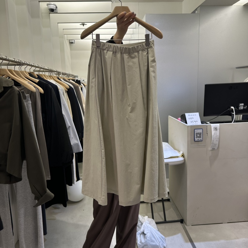 AMON直郵韓國代購女裝新品職業時尚人氣休閑推薦25春夏長裙AMON長裙