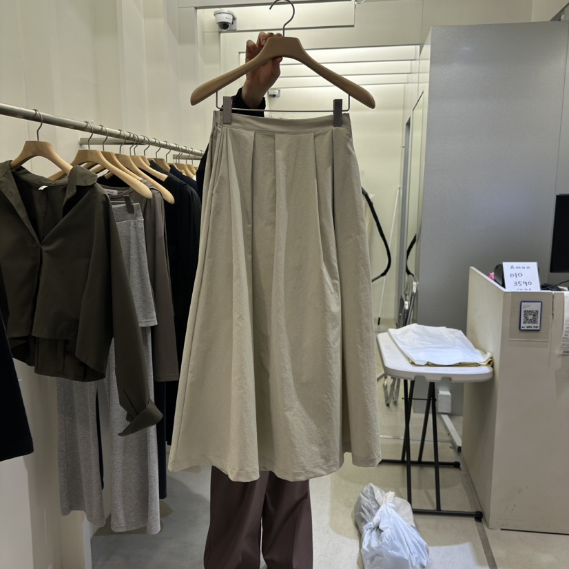 AMON直郵韓國代購女裝新品職業時尚人氣休閑推薦25春夏長裙AMON長裙