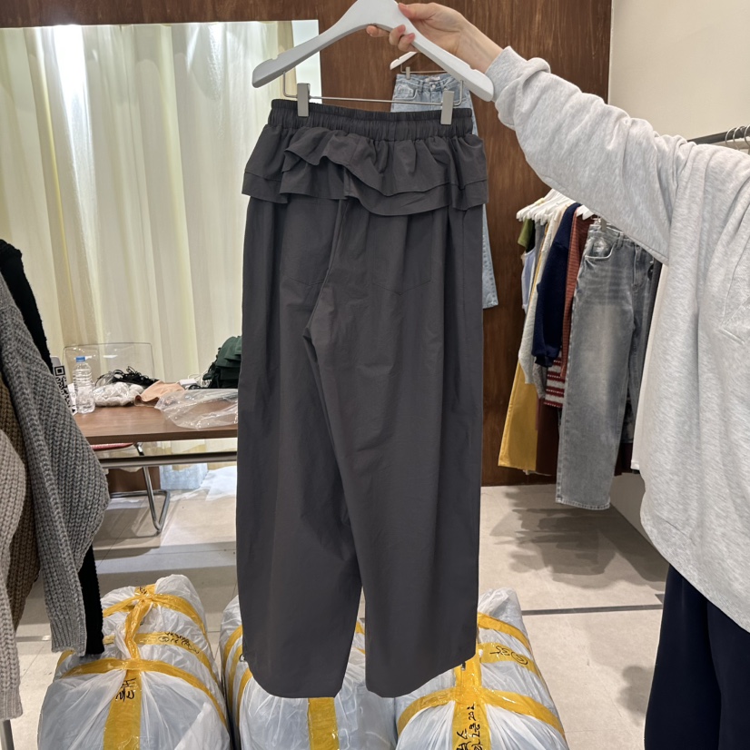 BUCKLE韓國直郵東大門實拍女裝新品人氣時尚休閑真品休閑褲BUCKLE休閑褲
