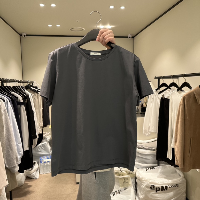 RE STOCK韓國直郵女裝新品熱賣人氣真品推薦時尚職業25春夏T恤RE STOCKT恤圖色4
