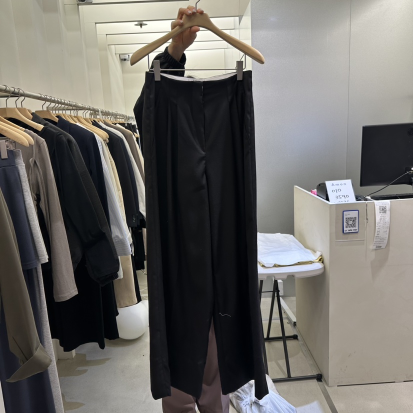 AMON韓國直郵東大門代購女裝新品真品熱賣休閑25春夏休閑褲AMON休閑褲圖色3
