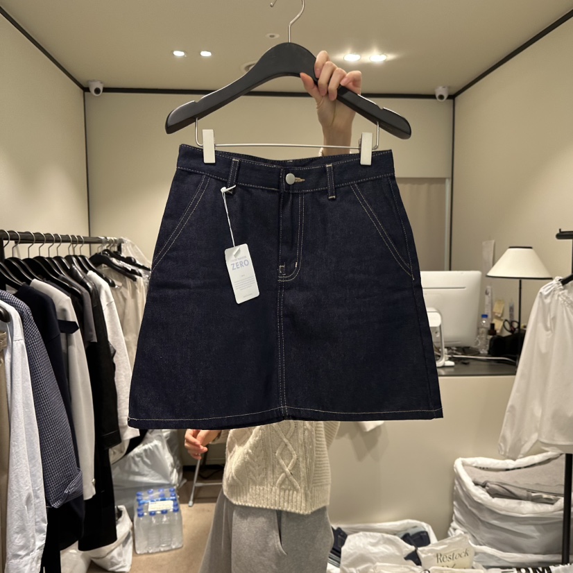 RE STOCK直郵韓國代購女裝新品人氣職業熱賣推薦休閑25春夏短裙RE STOCK短裙