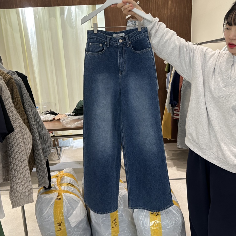 BUCKLE直郵韓國代購女裝新品休閑真品熱賣25春夏推薦牛仔褲BUCKLE牛仔褲圖色1