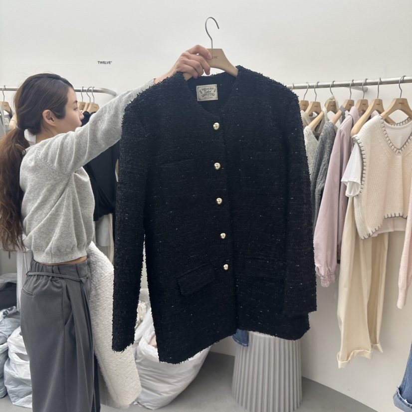 TWELVE韓國直郵東大門代購女裝新款時尚25春夏熱賣人氣夾克TWELVE夾克圖色2