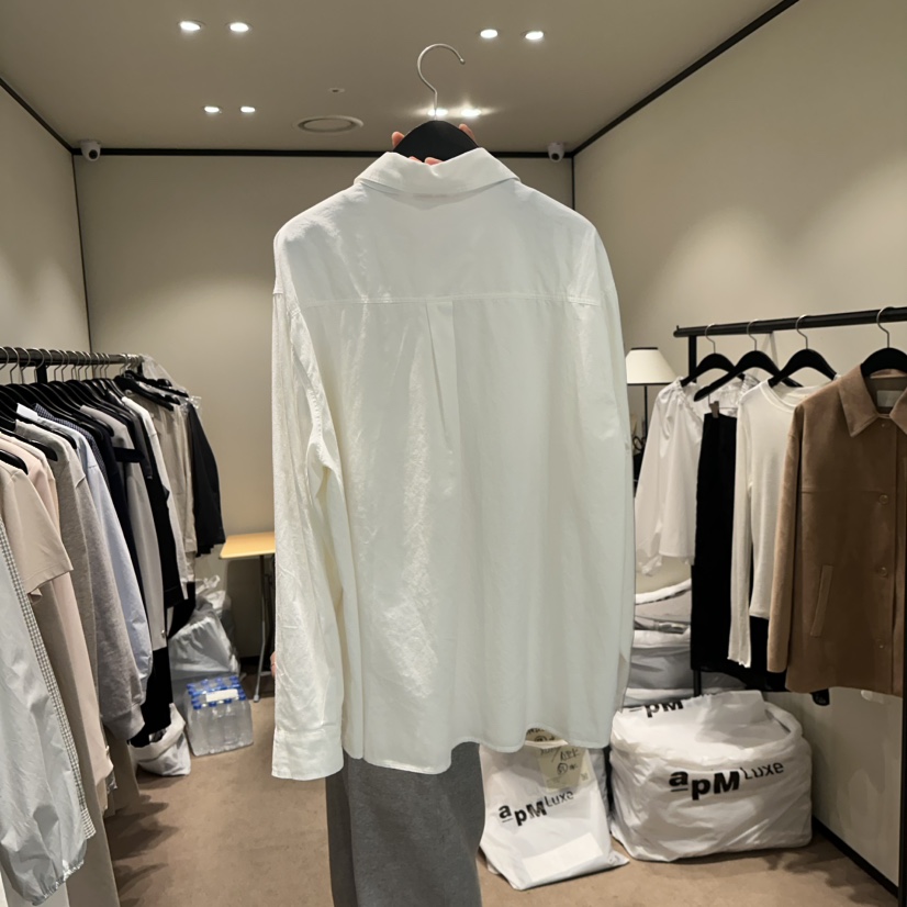 RE STOCK直郵韓國代購女裝新品真品25春夏職業推薦襯衫蕾絲衫RE STOCK襯衫/蕾絲衫