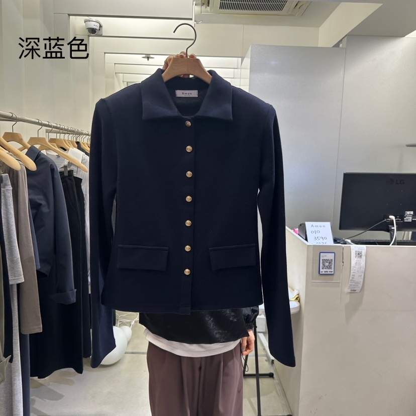 AMON韓國直郵東大門代購女裝新品真品職業熱賣推薦夾克開衫AMON夾克圖色2