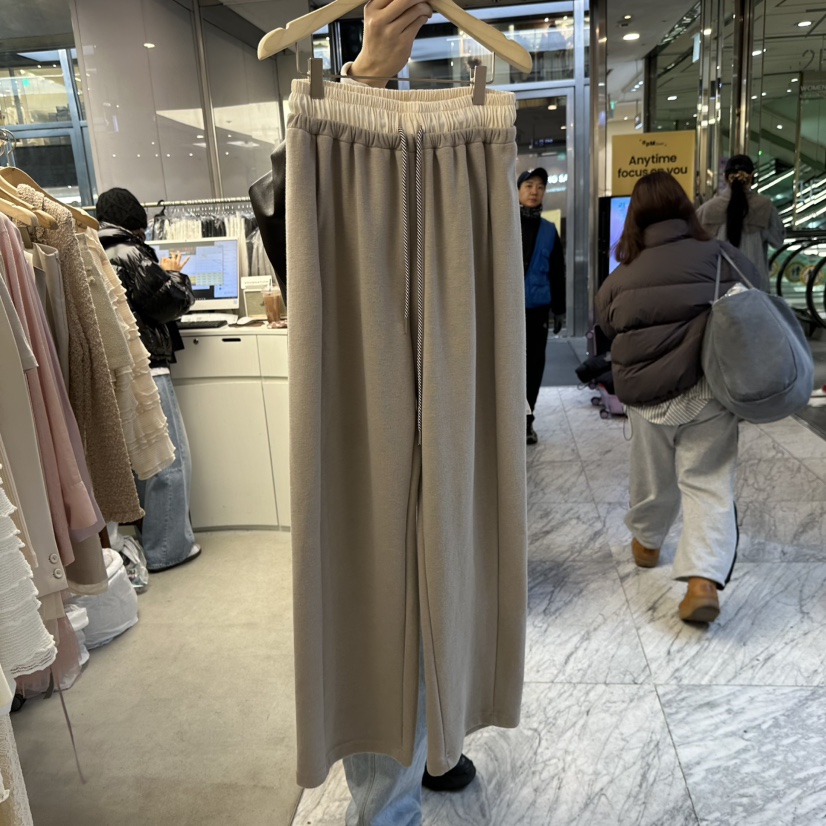 FOUNDATION韓國直郵女裝新品25春夏時尚休閑熱賣職業休閑褲FOUNDATION休閑褲圖色1