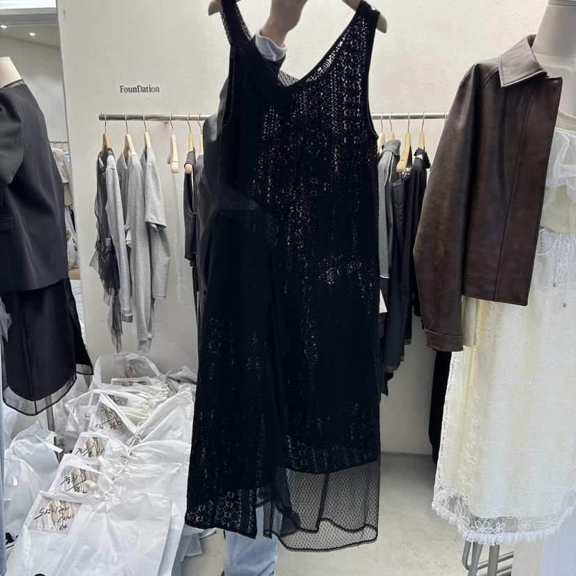 FOUNDATION直郵韓國代購女裝新款時尚休閑推薦25春夏連衣裙FOUNDATION連衣裙圖色2